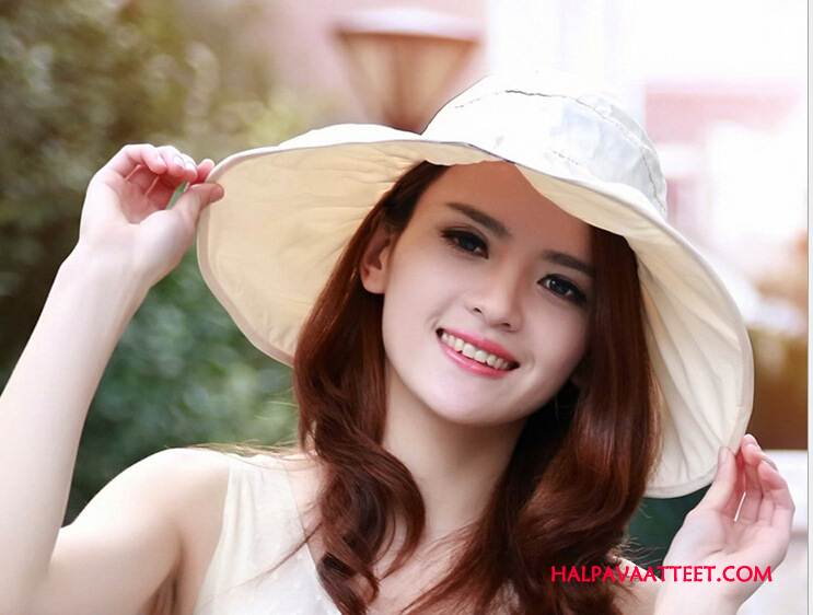 Naisten Hattu Halvat Suuri Mutka Naisille Kesä Aurinkovoiteet Keltainen