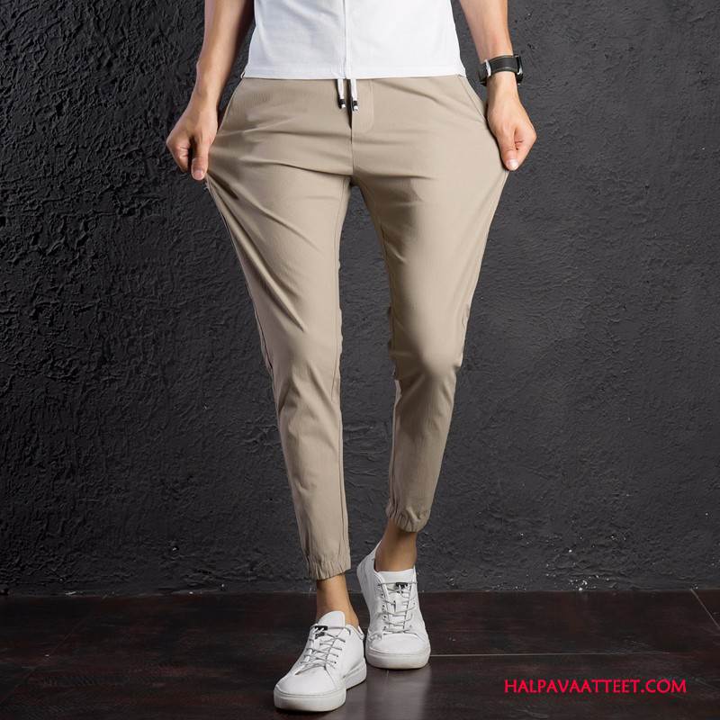 Miesten Housut Tarjous Uusi Khaki Casual Housut Pitkät