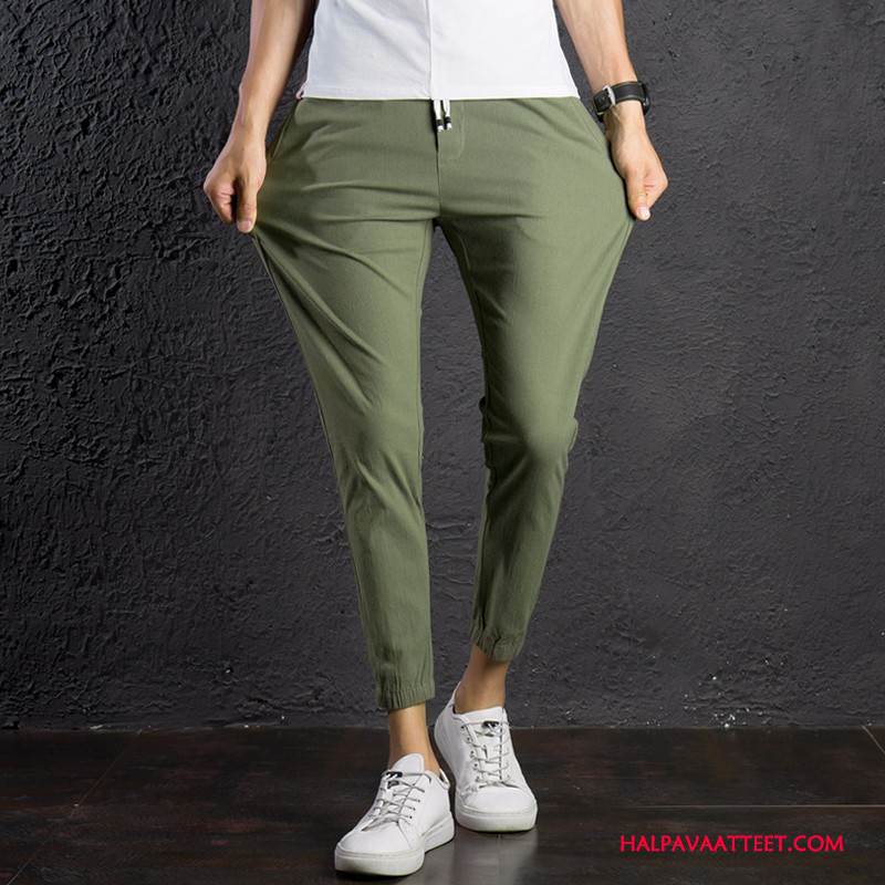 Miesten Housut Tarjous Uusi Khaki Casual Housut Pitkät