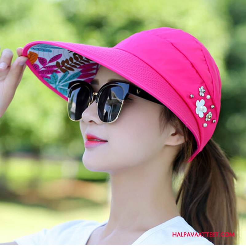 Naisten Hattu Halvat Aurinkovoiteet Naisille Shade Aurinkohattu Mutka Violetti Pinkki
