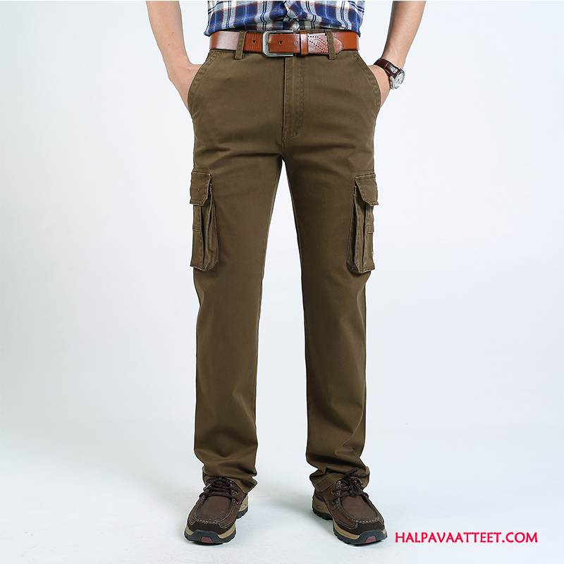 Miesten Housut Halpa Löysät Uusi Syksy Casual Housut Liiketoiminta Khaki