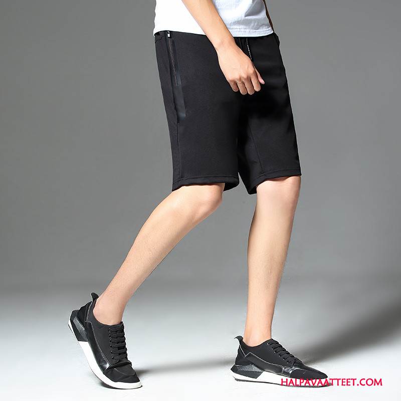 Miesten Housut Myynti Uusi Ohut Shortsit Casual Housut Miehille Musta