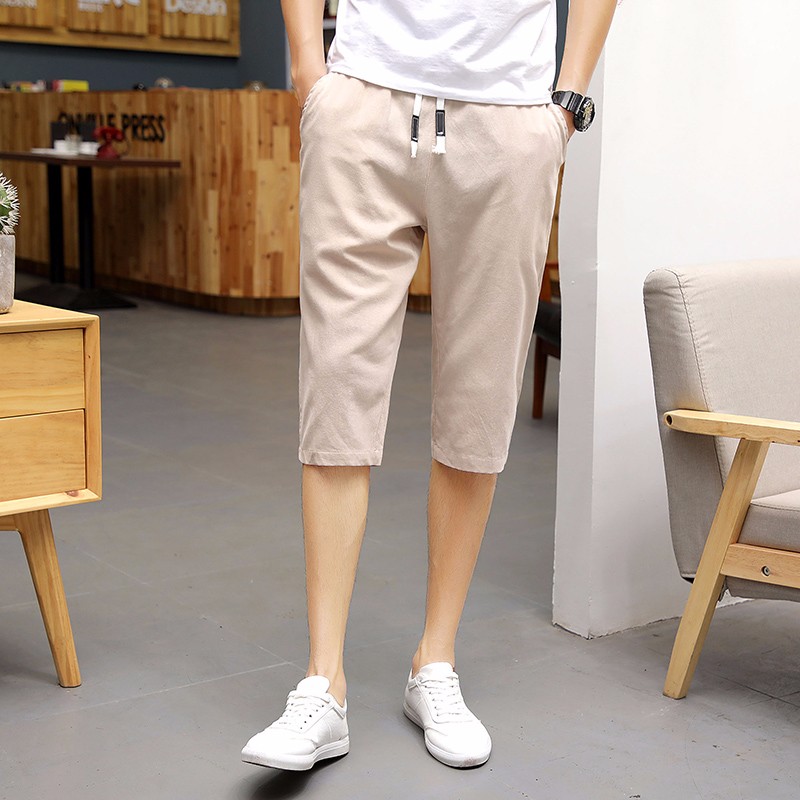 Miesten Housut Osta Uusi Casual Shortsit Khaki